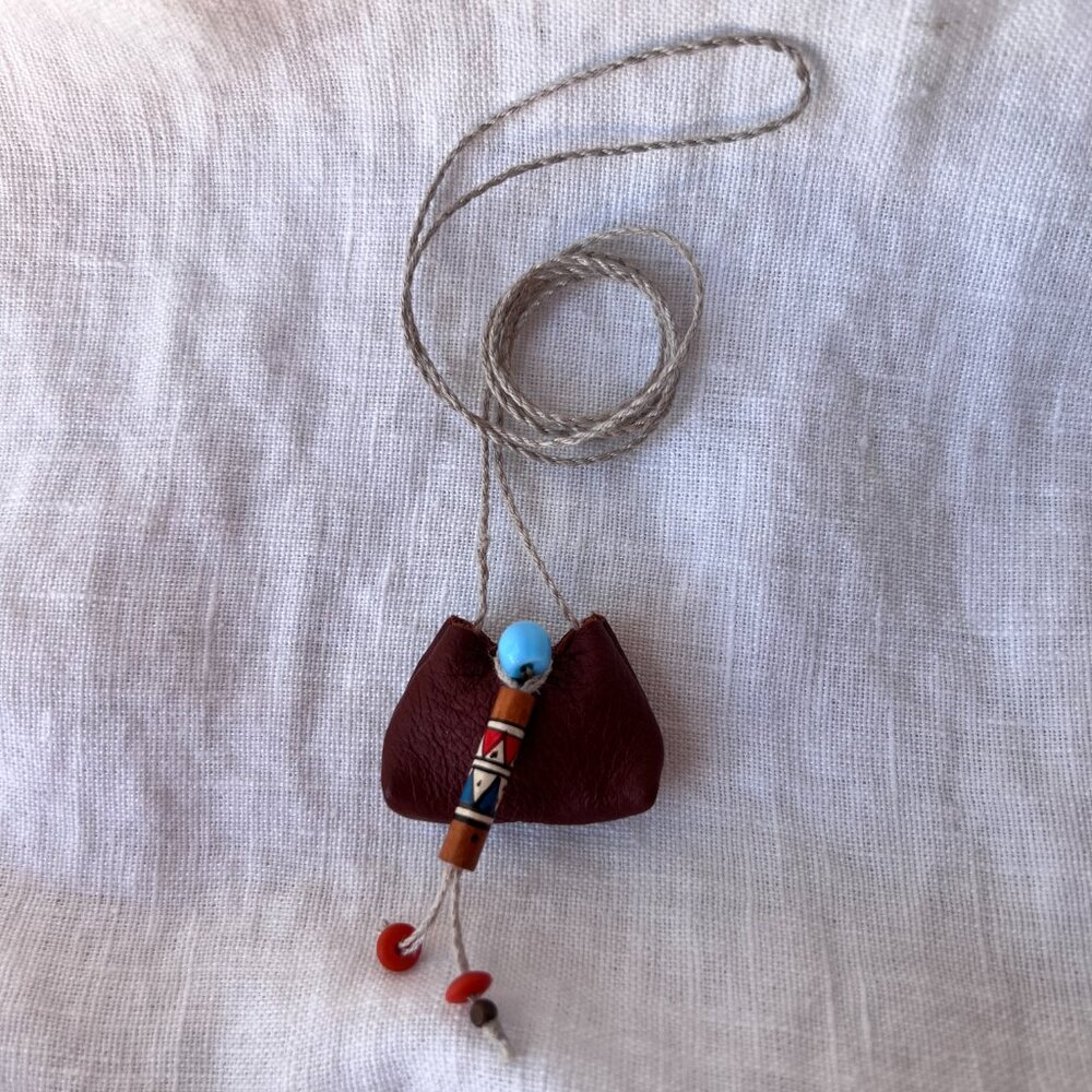 Tiny Leather Pouch - image 5